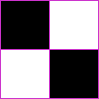 A 2x2 checkerboard
